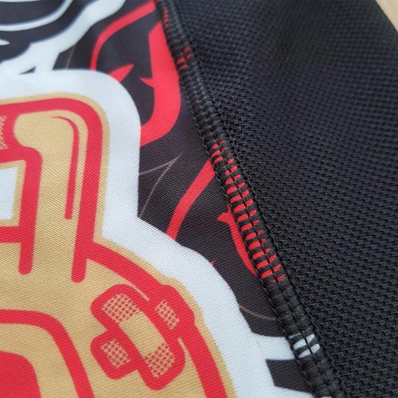 PRIDE OR DIE ''Stickers' RASHGUARD - BLACK